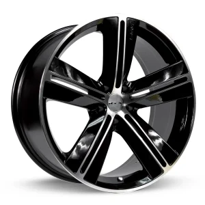 RTX Wheels – SMS – Black – 16″x7″ 40mm – Summer Wheels – 081325
